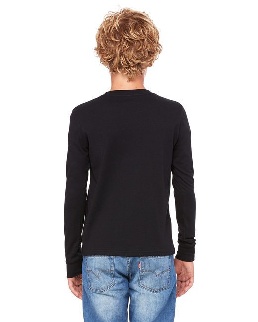 Youth Jersey Long-Sleeve T-Shirt - BLACK - S BLACK S