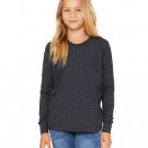 Youth Jersey Long-Sleeve T-Shirt - BLACK - S HEATHER NAVY L