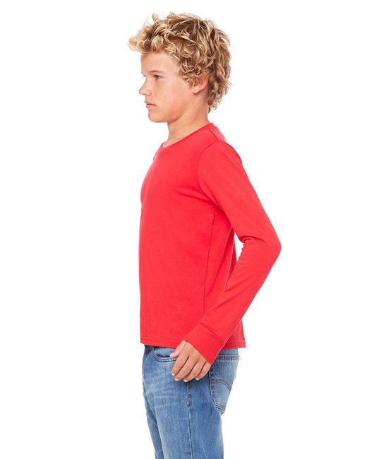 Youth Jersey Long-Sleeve T-Shirt - BLACK - S RED L