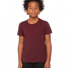 Youth Jersey T-Shirt - BLACK - M MAROON S