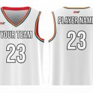 Custom Warriors Adult Youth Unisex Basketball Jersey - Reversible Uniform
