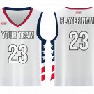 Custom 3 Stars Collection Adult Youth Unisex Basketball Jersey - Reversible Uniform