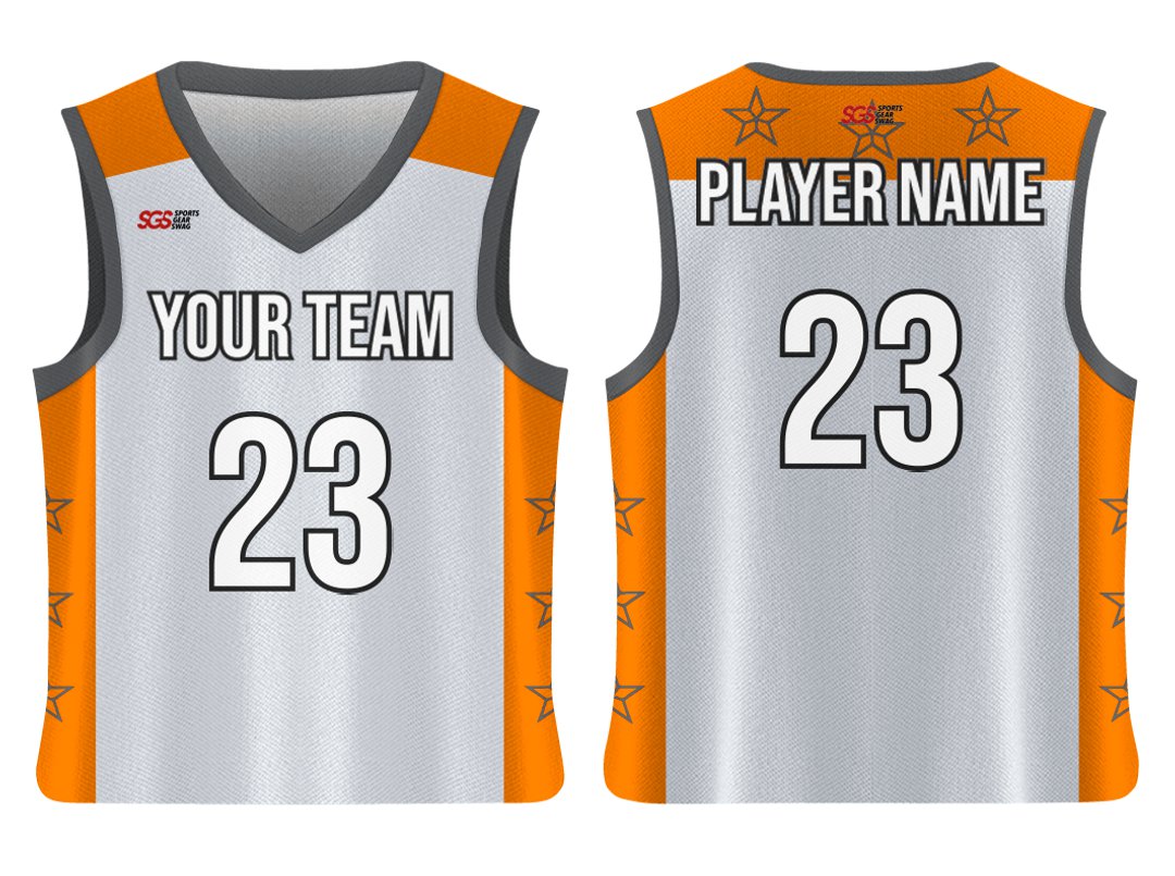 Custom 3-Pointer Stars Adult Youth Unisex Basketball Jersey - Reversible Uniform