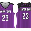 Custom 5-Stars Adult Youth Unisex Basketball Jersey - Reversible Uniform