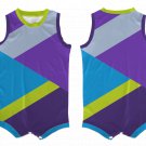 Custom Abstract Amethyst Toddler Basketball Uniform