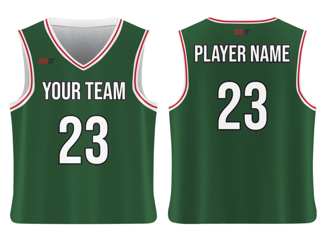 Custom Alluring Green Adult Youth Unisex Basketball Jersey - Reversible Uniform