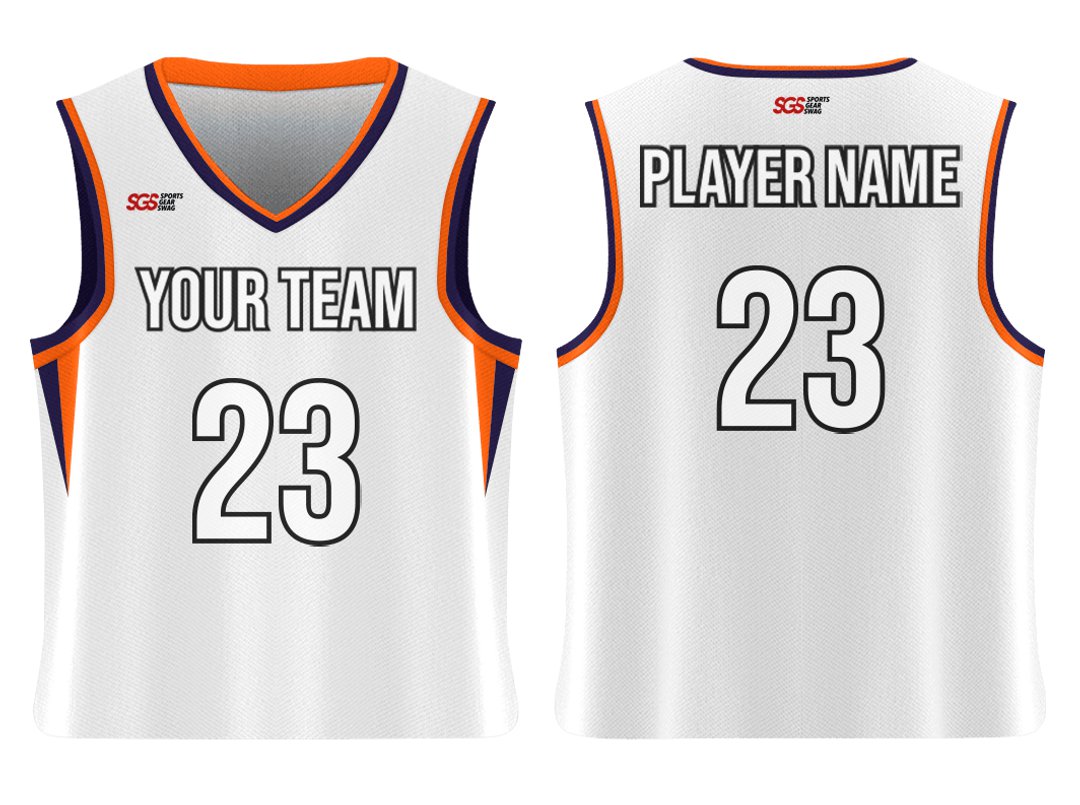 Custom Artistic Tri-color Adult Youth Unisex Basketball Jersey - Reversible Uniform