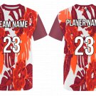 Custom Autumn Leaf Adult Youth Unisex Basketball Jersey - Reversible Uniform