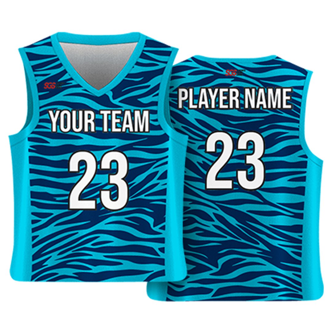 Custom Basketball Jersey Reversible Uniform Adult Youth Unisex Tiger