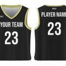 Custom Black Rockets Classic Adult Youth Unisex Basketball Jersey - Reversible Uniform