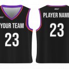 Custom Black Star Collection Adult Youth Unisex Basketball Jersey - Reversible Uniform