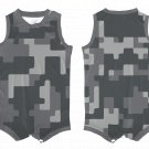 Custom Casual Gray Toddler Basketball Uniform