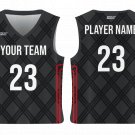 Custom Checkered Collection Adult Youth Unisex Basketball Jersey - Reversible Uniform