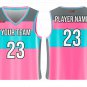 Custom Chest Stripes Solids Adult Youth Unisex Basketball Jersey - Reversible Uniform