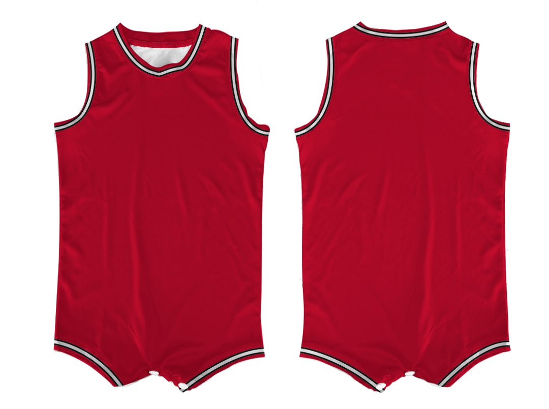 Custom Chicago Fire Fast Break Toddler Basketball Uniform