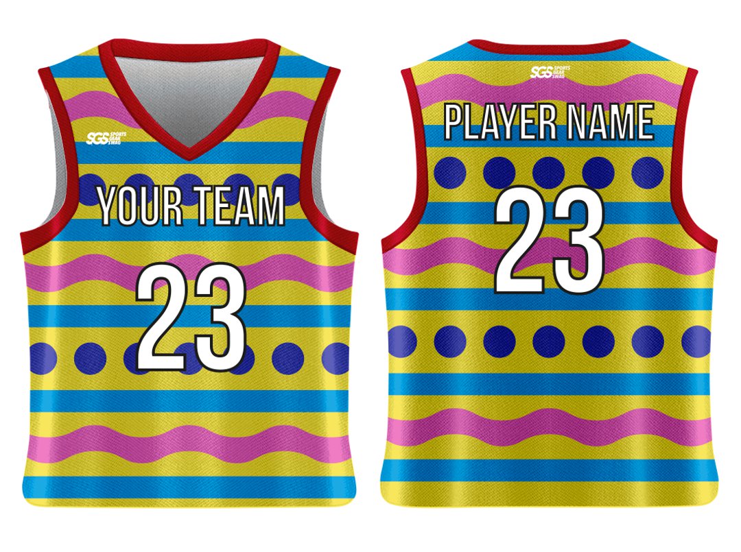 Custom Circle Shapes Adult Youth Unisex Basketball Easter Jersey