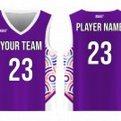 Custom Circular Shapes Adult Youth Unisex Basketball Jersey - Reversible Uniform
