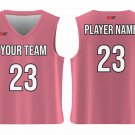 Custom Classic Plain 2 Solids Adult Youth Unisex Basketball Jersey - Reversible Uniform