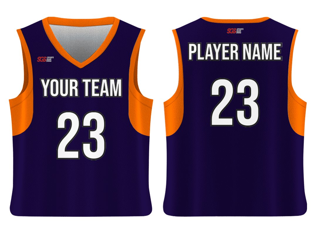 Custom Classic Two Tone Armhole Solids Adult Youth Unisex Basketball Jersey - Reversible Uniform