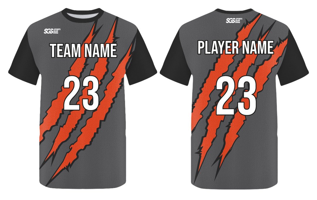 Custom Claws Scratches Youth Unisex Basketball Jersey - Reversible Uniform