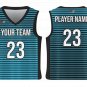 Custom Close Horizontal Lines Adult Youth Unisex Basketball Jersey - Reversible Uniform