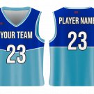 Custom Color Block Solids Adult Youth Unisex Basketball Jersey - Reversible Uniform