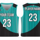 Custom Crescent Lines Adult Youth Unisex Basketball Jersey - Reversible Uniform