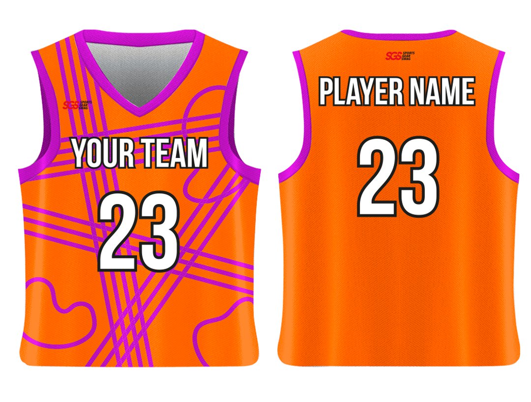 Custom Crossed Front Lines Adult Youth Unisex Basketball Jersey - Reversible Uniform