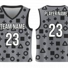Custom Different Shapes Adult Youth Unisex Basketball Jersey - Reversible Uniform