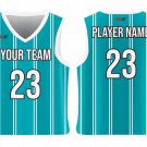 Custom Energetic Adult Youth Unisex Basketball Jersey - Reversible Uniform