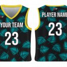 Custom Falling Feathers Nature Adult Youth Unisex Basketball Jersey - Reversible Uniform