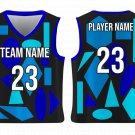 Custom Geometrical Shapes Adult Youth Unisex Basketball Jersey - Reversible Uniform