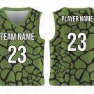 Custom Giraffe Animal Adult Youth Unisex Basketball Jersey - Reversible Uniform