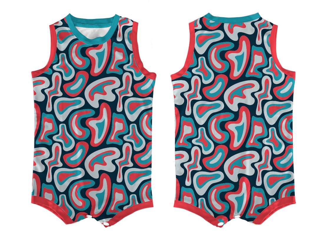 Custom Illusionary Elegance Toddler Basketball Uniform