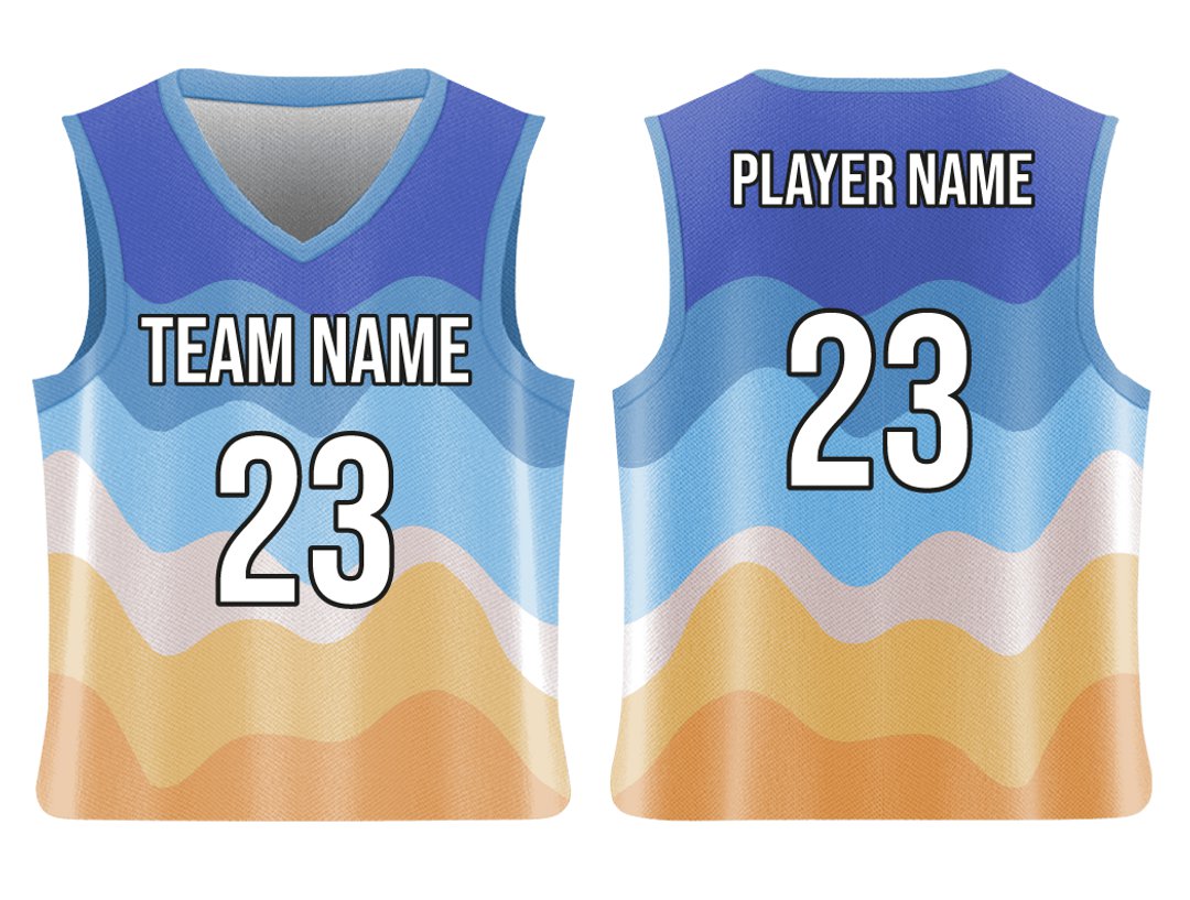 Custom Layers Shapes Adult Youth Unisex Basketball Jersey - Reversible ...
