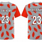 Custom Leaf Print Adult Youth Unisex Basketball Jersey - Reversible Uniform