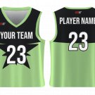 Custom Mega Star Adult Youth Unisex Basketball Jersey - Reversible Uniform