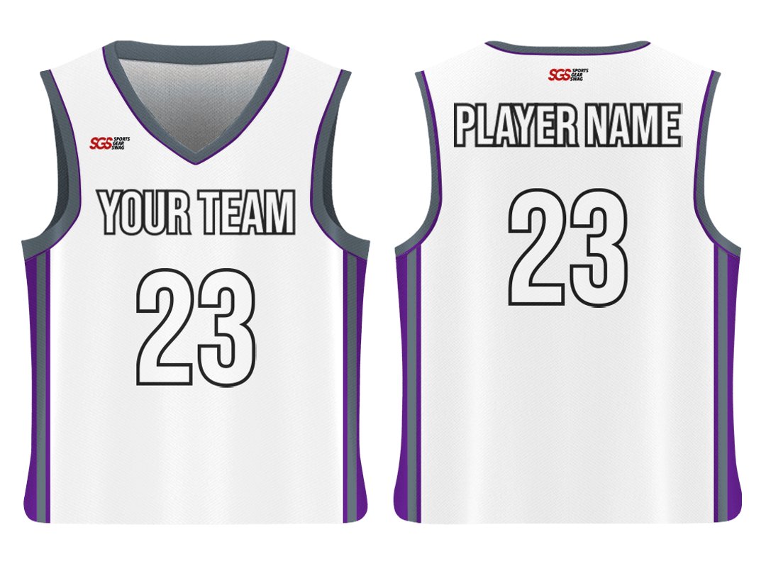 Custom Modern Basic Adult Youth Unisex Basketball Jersey - Reversible Uniform