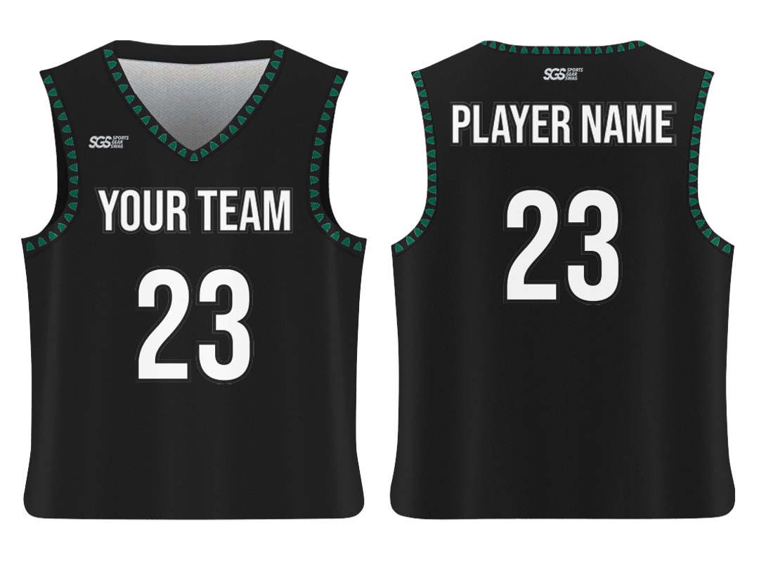 Custom Modern Dark Theme Design Adult Youth Unisex Basketball Jersey - Reversible Uniform