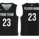 Custom Modern Dark Theme Design Adult Youth Unisex Basketball Jersey - Reversible Uniform