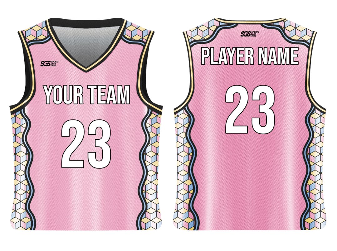 Custom Multi Shapes Adult Youth Unisex Basketball Jersey - Reversible Uniform