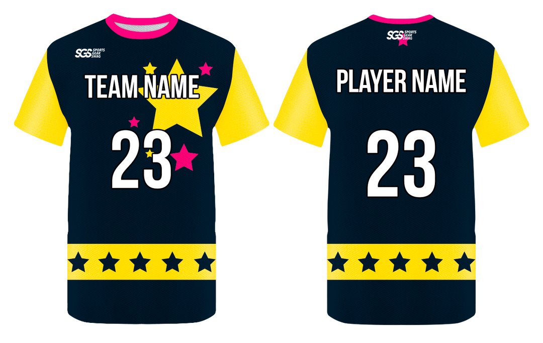 Custom Multi Star Adult Youth Unisex Basketball Jersey - Reversible Uniform