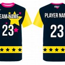 Custom Multi Star Adult Youth Unisex Basketball Jersey - Reversible Uniform