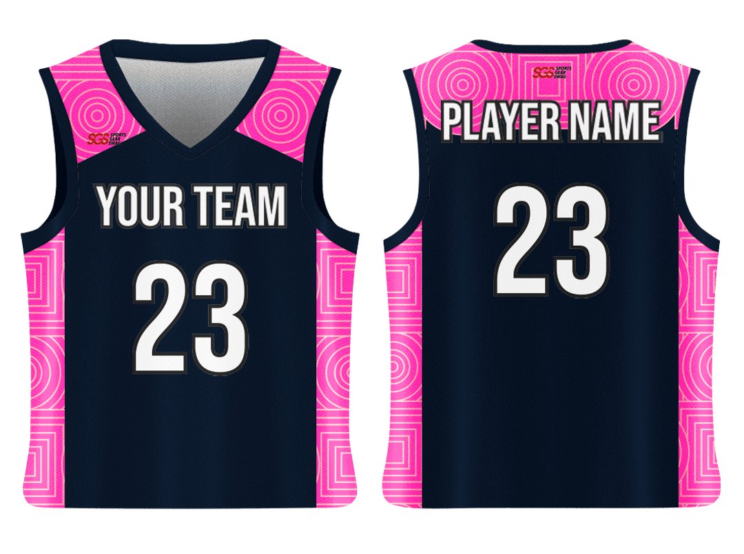 Custom Multiple Shape Adult Youth Unisex Basketball Jersey - Reversible Uniform