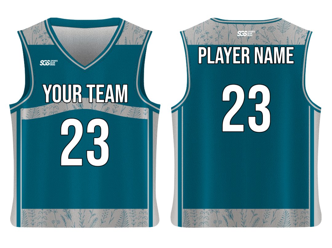 Custom Nature Horizontal Stripes Adult Youth Unisex Basketball Jersey - Reversible Uniform