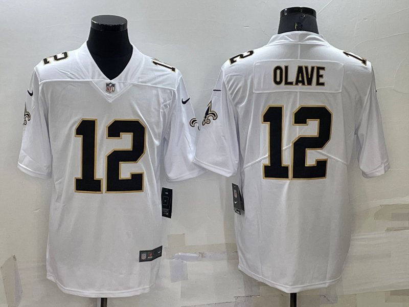 New Orleans Saints #12 Chris Olave White 2022 Vapor Untouchable ...