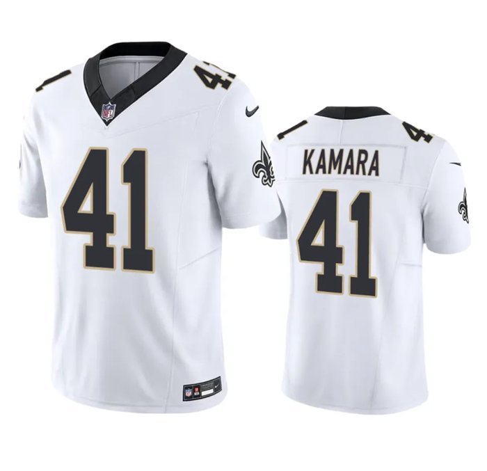 New Orleans Saints #41 Alvin Kamara White 2023 F.u.s.e. Vapor 