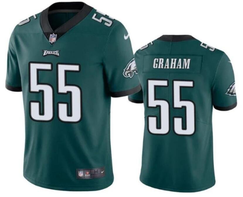 Philadelphia Eagles #55 Brandon Graham Green Vapor Untouchable Limited ...