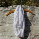 White Infinity Scarf