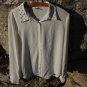 White Sheer Button Up Long Sleeve